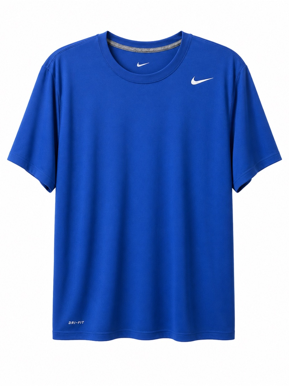NIKE ,MEN,DARK ROYAL BLUE,DRI-FIT,SHORT SLEEVE,ATHLETIC T-SHIRT.SIZE-LAR…